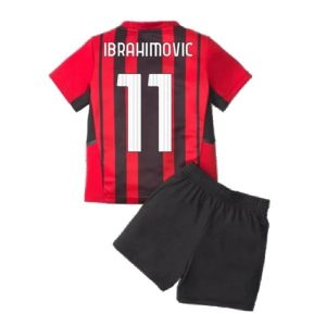 AC Milan Ibrahimović 11 Kind Thuis tenue 2021-2022 - Voetbaltenue